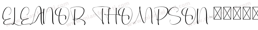 ELEANOR THOMPSON字体转换